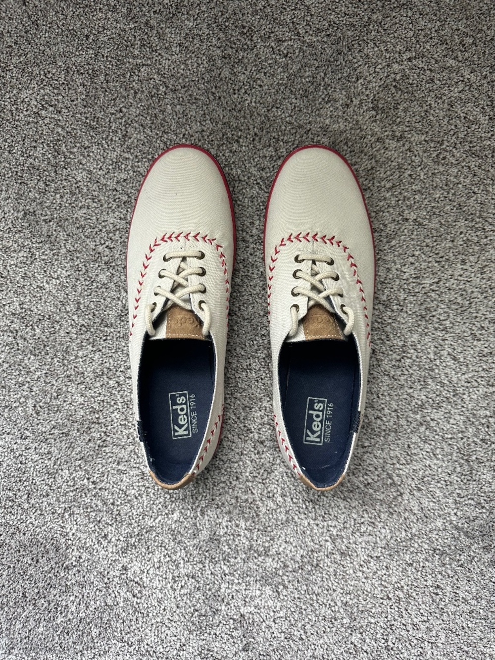 Keds Baseball Print Sneakers Size 9